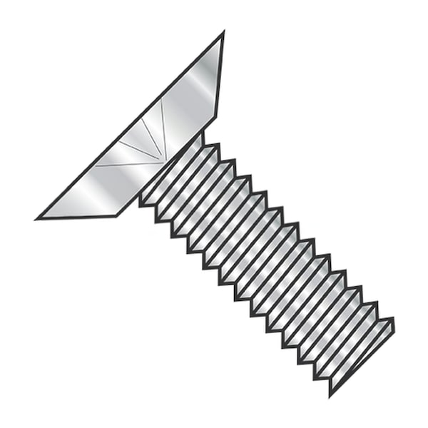 Usa Industrials #10-32 x 5/16 in Phillips Flat Machine Screw, Plain 18-8 Stainless Steel BULK-SCRW-6708 - main